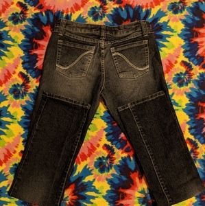 Blue asphalt faded jeans